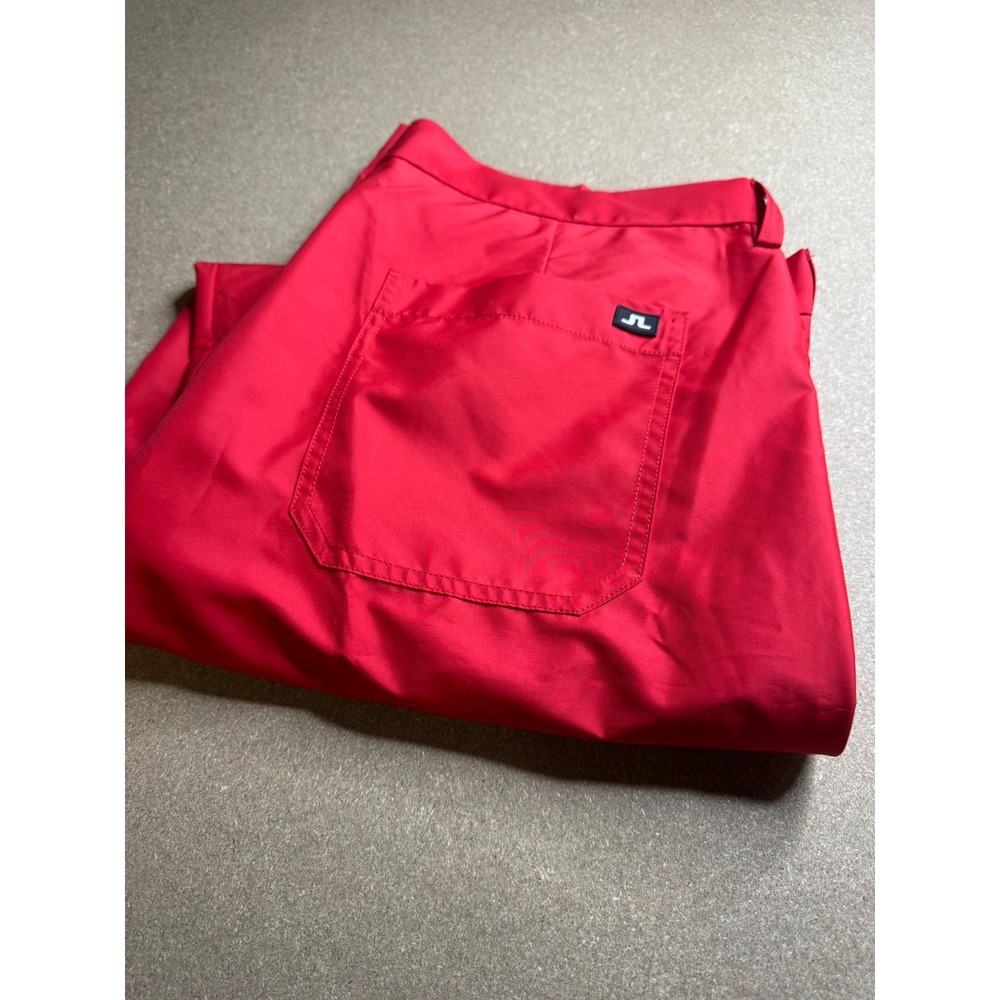 J.Lindeberg Troyan Regular Micro Twill Golf Pants Red Mens‎ 36/30 42MG121890006